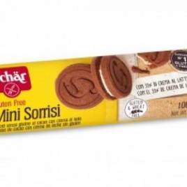 Mini Sorrisi biscoito recheado – 110g (Schär)