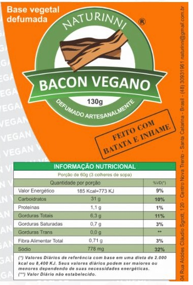 bacon vegano