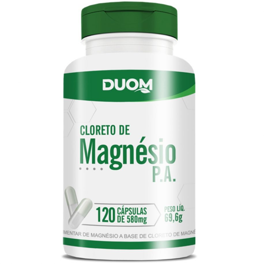 CLORETO DE MAGNÉSIO P A DUOM 120 CÁPSULAS Empório Natural