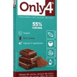 CHOCOLATE VEGANO 55% CACAU ONLY4...