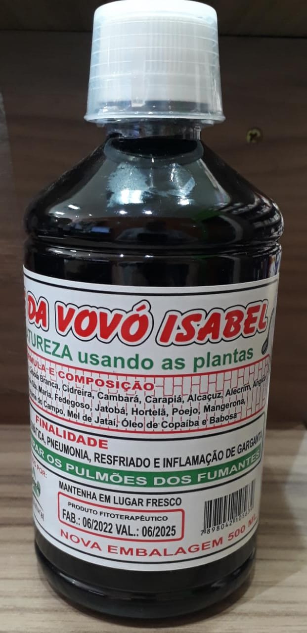 XAROPE DA VOVÓ ISABEL 500 ML – Empório Natural Curitiba – Produtos naturais  Curitiba –